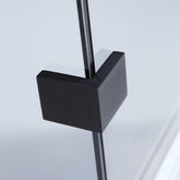 AWT Duschwand Walk-in Dusche LY1201-B schwarz 120x210